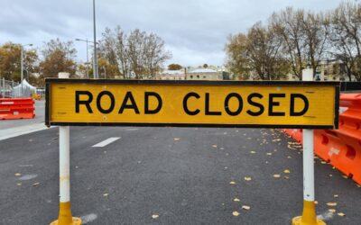 Temporary road closure in Kitchener after a single-vehicle crash