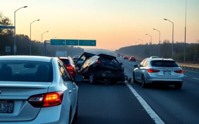 Police investigate 3-vehicle crash on Highway 401 near Lansdowne, Ontario