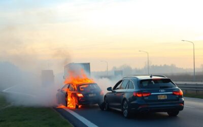Driver killed in fiery collision on Highway 5 in Hamilton