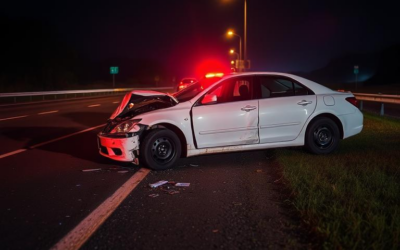 Two injured in a single-vehicle crash on Islington Avenue