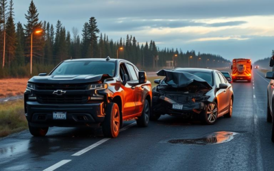 Traffic halted following multi-vehicle crash on Highway 400