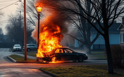 Major road closure after driver killed in fiery crash in Scarborough