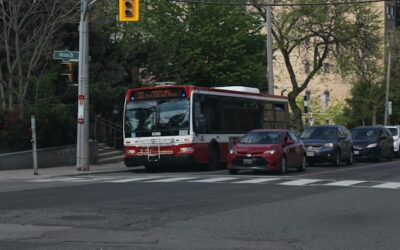Driver trapped inside car after crash involving TTC bus in Scarborough
