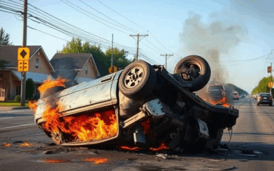 Driver rescued from burning vehicle after crash in Ottawa