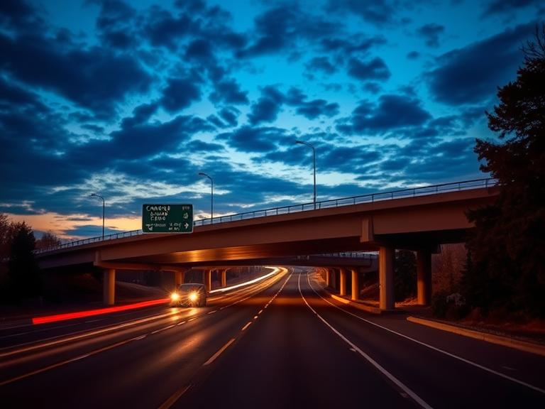 Truck driver charged after vehicle struck Highway 401 overpass in Cardinal