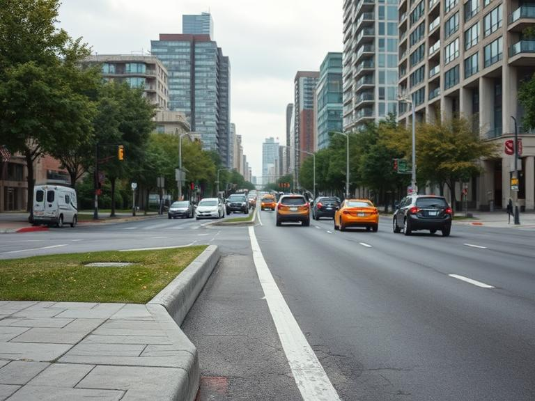 Man struck by vehicle after falling off curb lane in Hamilton