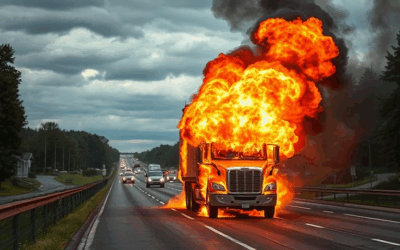 Vehicle fire temporarily shuts down several lanes on Highway 401 in Ajax