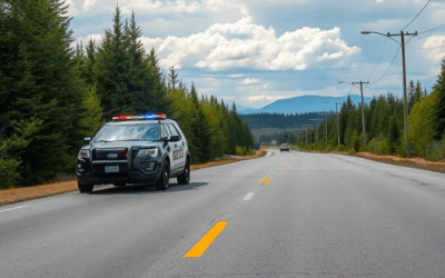 Four teenagers charged after crashing stolen vehicle on Highway 11 in Gravenhurst