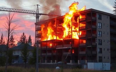 Residents displaced after large fire rips through two buildings in Hawkesbury