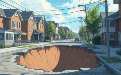 Large sinkhole causes residential flooding in Toronto’s east end
