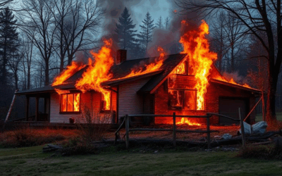 Two homes ravaged by fire in Alban