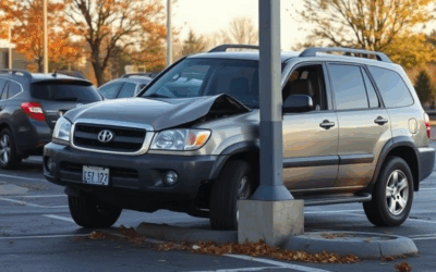 Driver strikes pole, vehicle flips over near Tim Hortons in Barrie