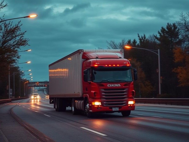 卡车司机在北约克的410号公路发生翻车事故后住院