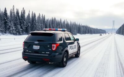 Transport truck driver sought after fleeing collision scene on Hwy. 11 that led to minor injuries