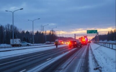 Four people injured in serious 2-vehicle crash on Highway 11