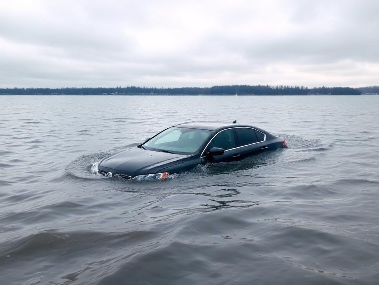 Ashbridges Bay 附近发现车辆落入水中 一人受伤