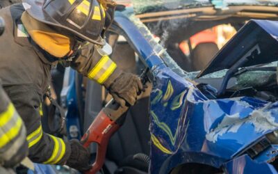 Two people extricated from vehicle following two-vehicle crash in Scarborough