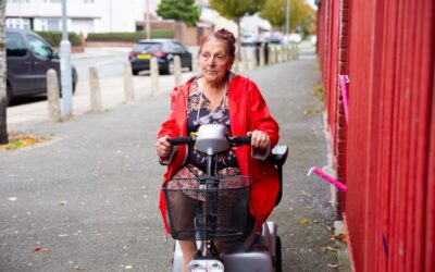 Senior riding motorized scooter seriously hurt in London collision