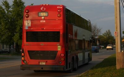 Cyclist taken to hospital after colliding with OC Transpo bus in Ottawa